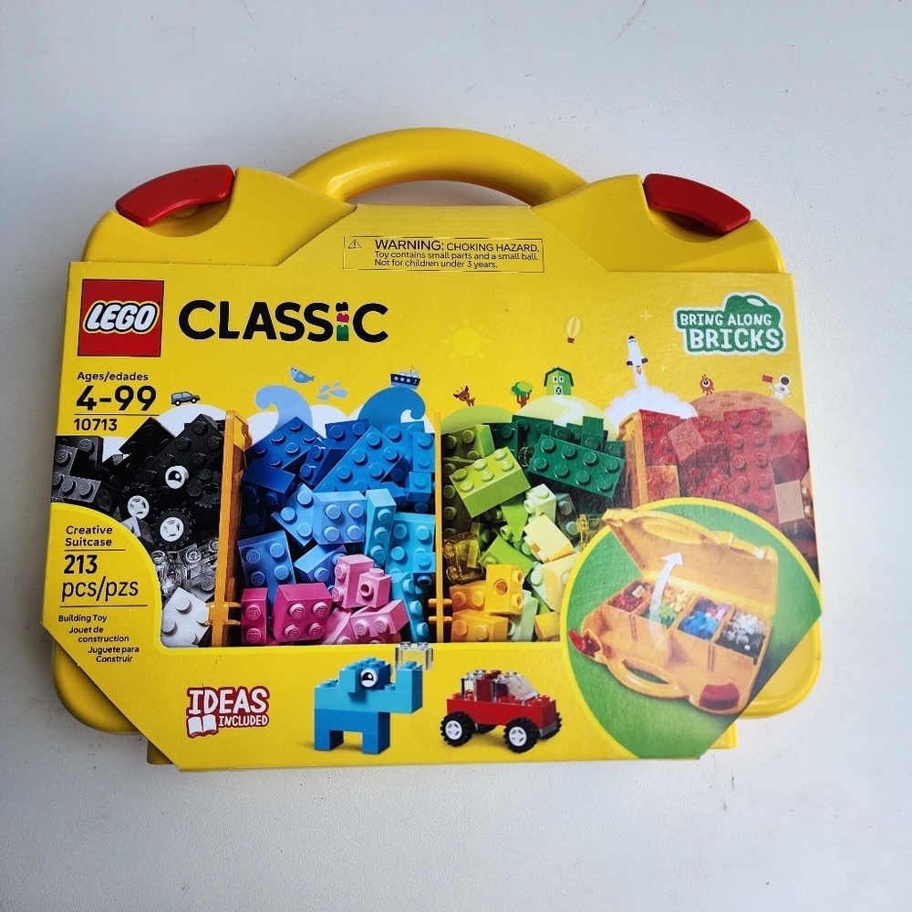New Sealed Lego 10713 Creative Suitcase Building Complete Toy Set 213 Pieces
